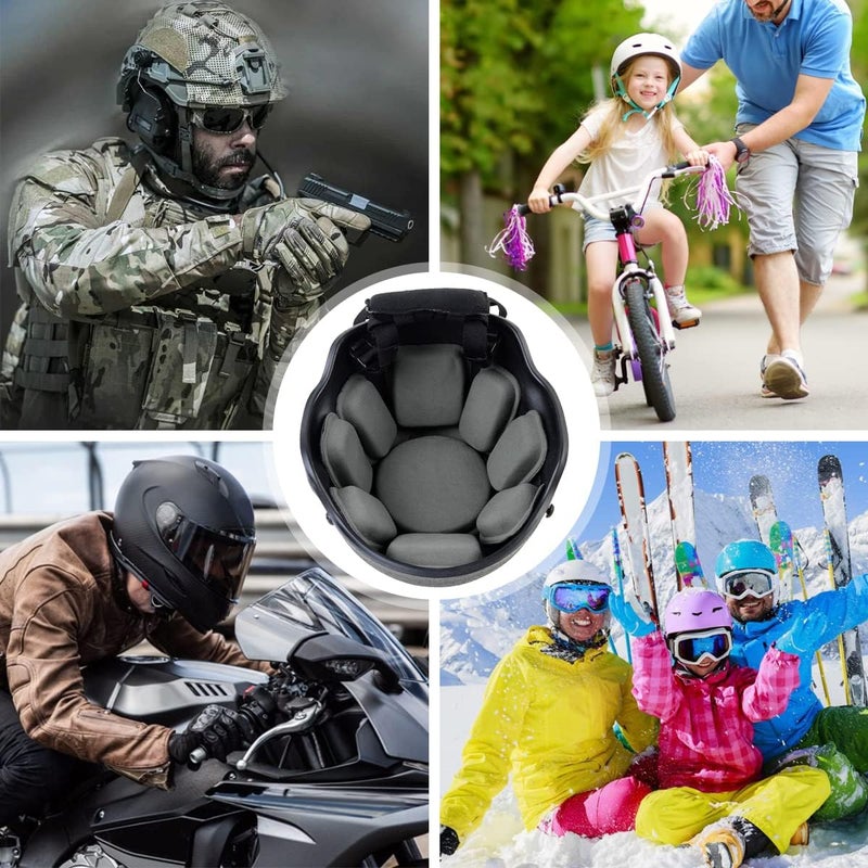 Aoutacc Universal Airsoft Helmet Pads,Comfortable Helmet Replacement Foam Padding Kits Accessories Mats for Fast/Mich/ACH/USMC/PASGT Helmet - Image 4